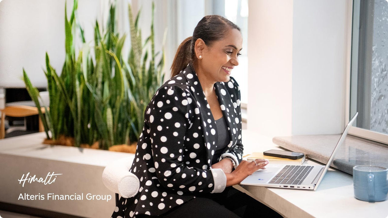 Woman smiling from Alteris Financial Group