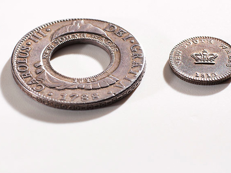 Macquarie holey dollars