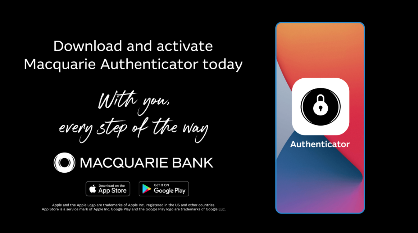 Download the Macquarie Authenticator