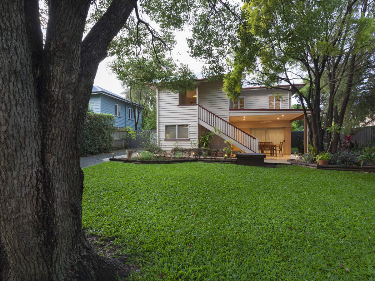 Nice house from view of yard