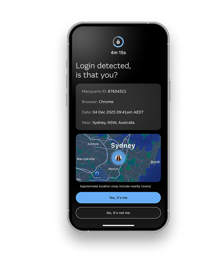 Macquarie Authenticator | Macquarie