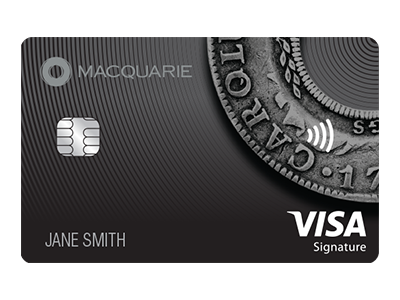 Graphic of Macquarie VISA Credit card - Black