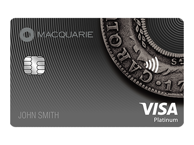 Graphic of Macquarie VISA Credit card - Platinum