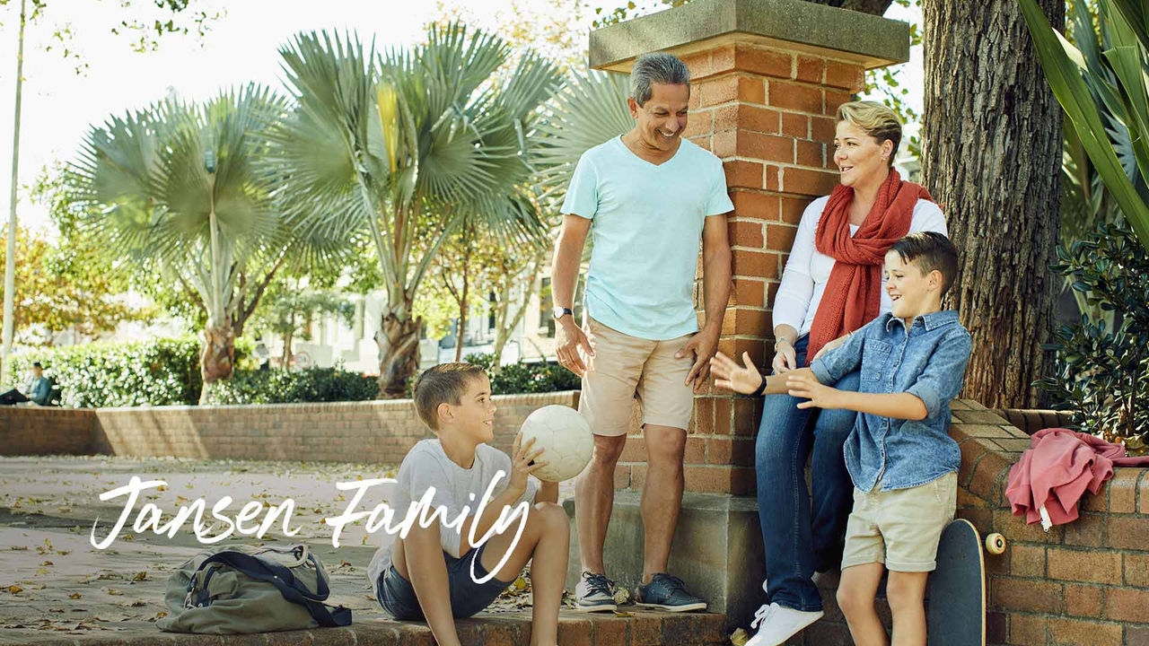 Picture of the Jansen family 
