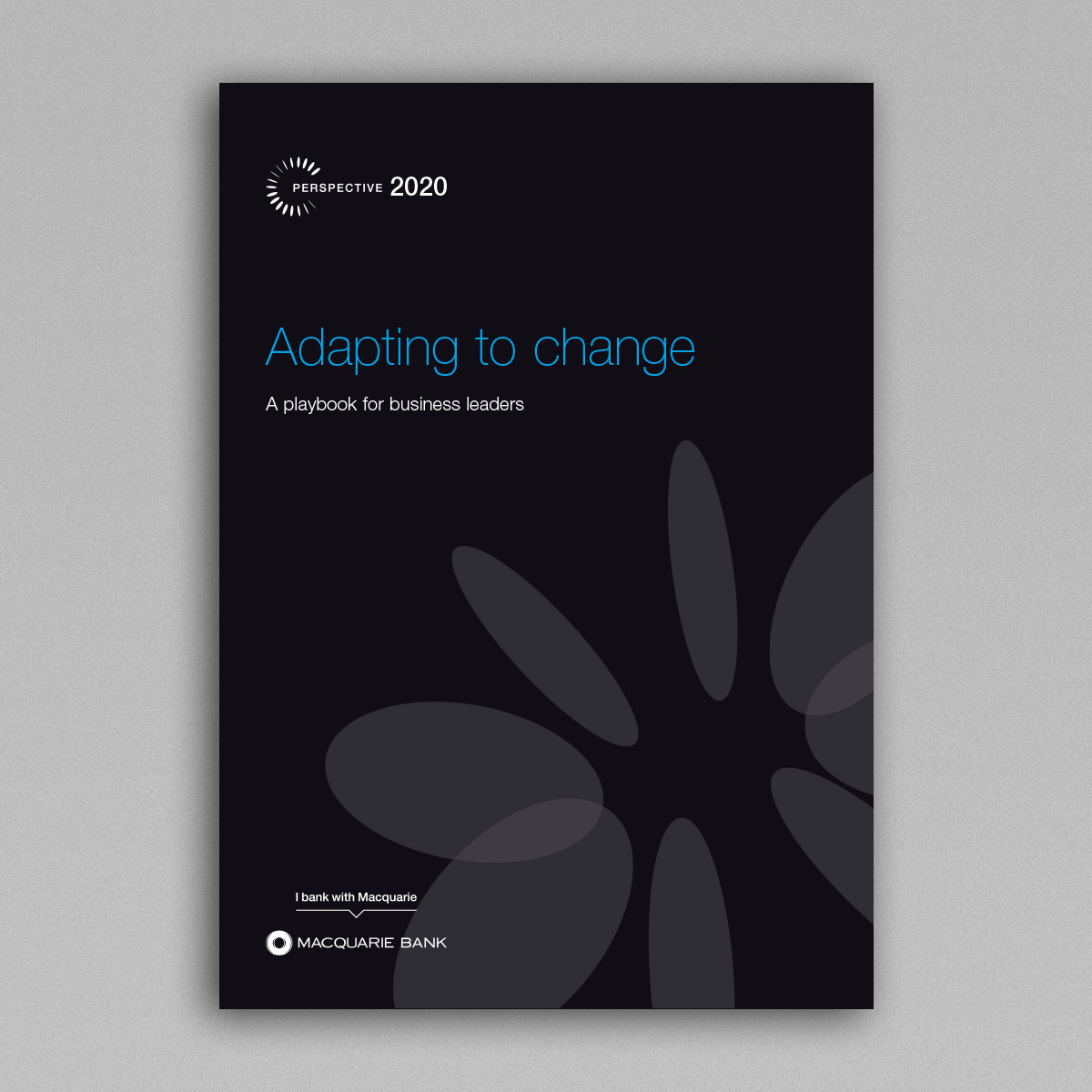 Image of front cover of Perspective 2020 report on a grey background