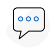 Speech bubble icon