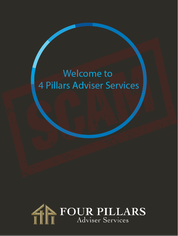 4 Pillars scam example