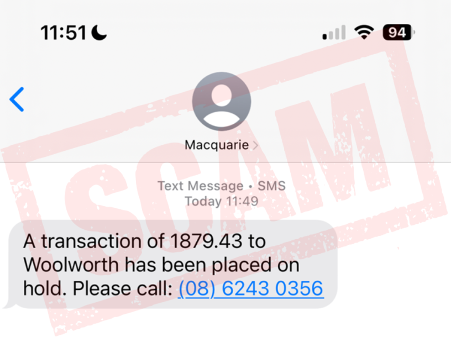 Example GIM trading scam