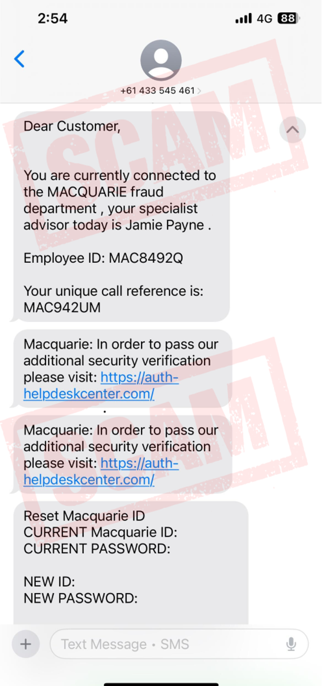 August scam email example 1