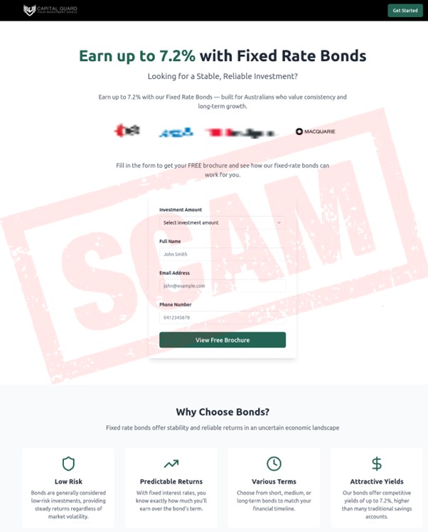 Scam Capital Guard example